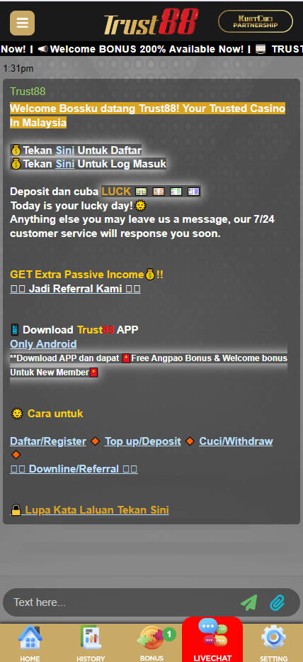 Trust88 - Live Chat - mygmofficial