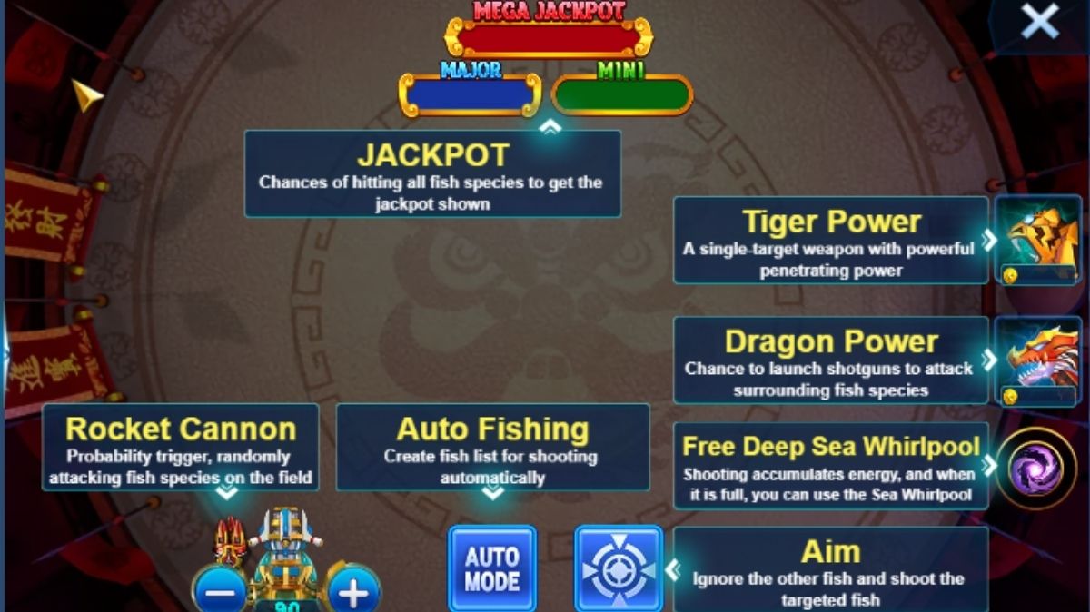 Fortune King Jackpot Fishing - Interface - mygmofficial