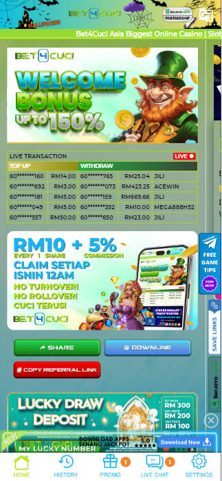 Bet4Cuci - Homepage - mygmofficial