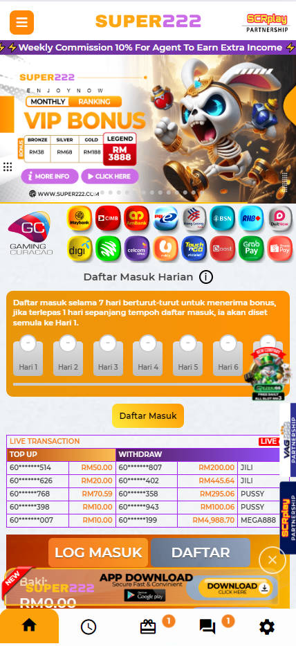 Super222 - Homepage - mygmofficial
