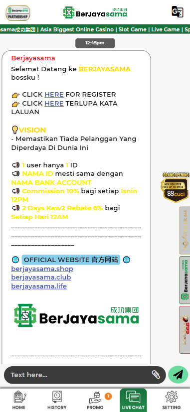 Berjayasama - Livechat - mygmofficial