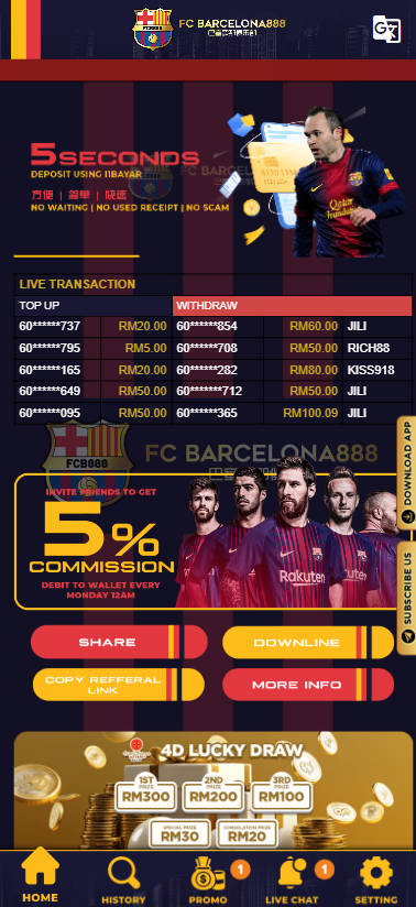 Barcelona888 - Homepage - mygmofficial