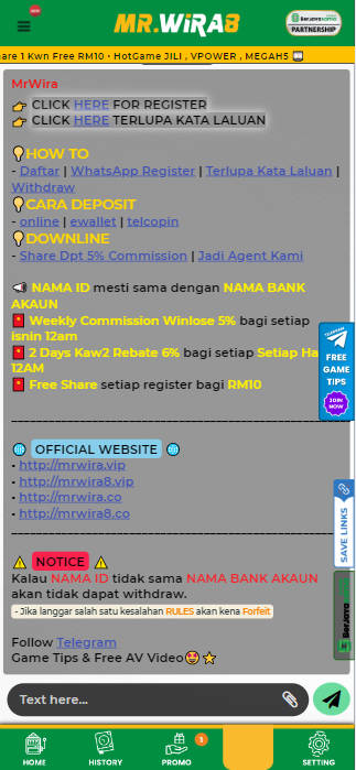 Mr.Wira- Live Chat - mygmofficial