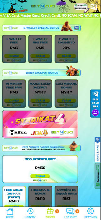 Bet4Cuci - Promotions - mygmofficial