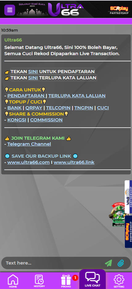 Ultra66 - Live Chat - mygmoffcial