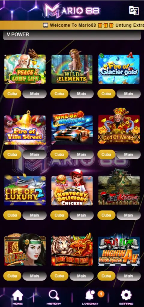 MyGame - Mario88 Casino - Game - mygmofficial