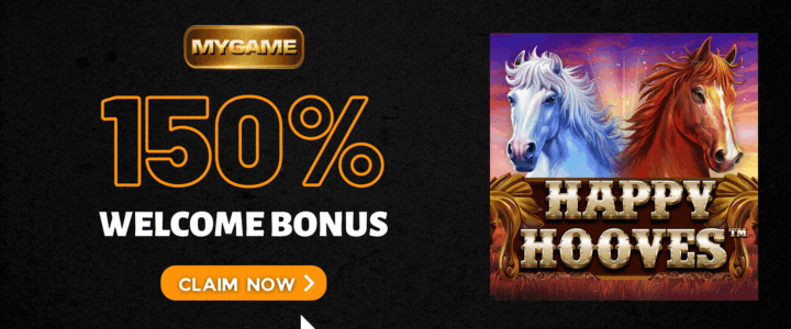 Mygame 150% Welcome Bonus- Happy Hooves Slot