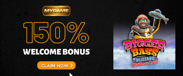 Mygame 150% Welcome Bonus- Bigger Bass Blizzard Slot