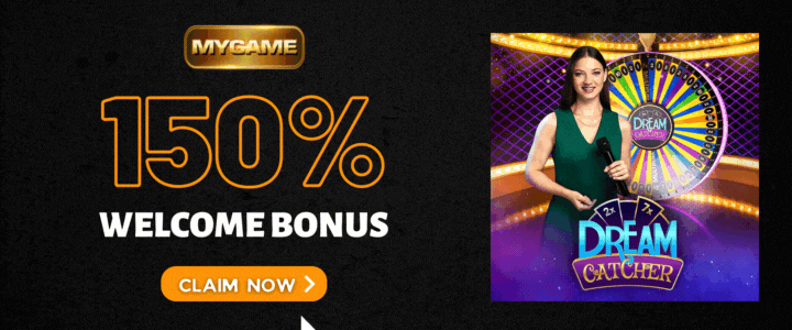 Mygame 150% Welcome Bonus- Dream Catcher