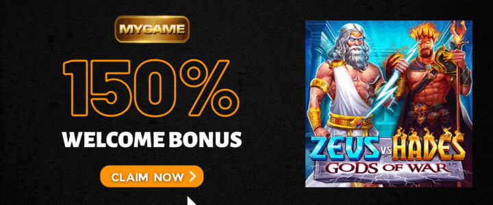 Mygame 150% Welcome Bonus- Zeus Vs Hades Gods of War Slot