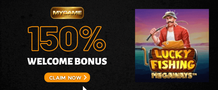 Mygame 150% Welcome Bonus- Lucky Fishing Megaways