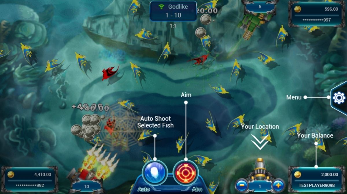 Fishing God - Interface - mygmofficial
