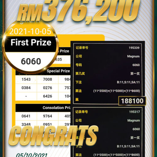 MyGame Online 4d Betting - Winner Record 3